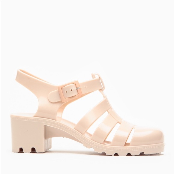 Wild Diva Shoes - NEW Pink/Nude Jelly Shoes